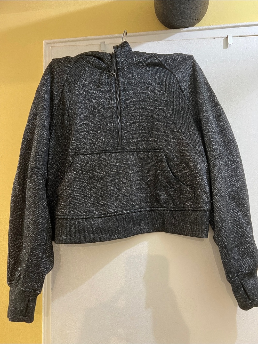 Women’s Charcoal Half-Zip Pullover Sweater